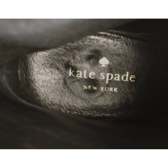 Kate Spade NY Women's Leather Ankle Boots Prospect Bow Stretch Side Bootie - 9M - Picture 9 of 10